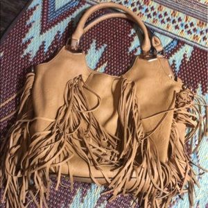 Fringe purse